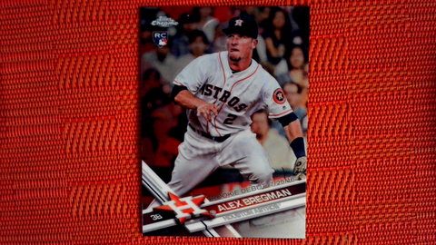 2017 TOPPS CHROME UPDATE #HMT60 ALEX BREGMAN ROOKIE