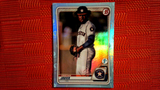 2020 Bowman 1st Edition Cristian Javier #BFE-56 Sky Blue Foil Astros