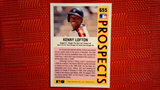 1992 Fleer Prospects Kenny Lofton #655 ROOKIE CARD-