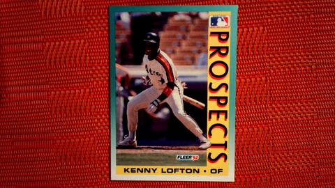 1992 Fleer Prospects Kenny Lofton #655 ROOKIE CARD-