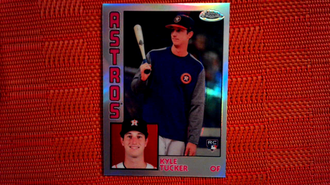 Kyle Tucker 2019 Topps Chrome Retro 1984 Refractor Rookie Insert Card #84TC-18