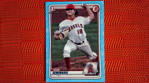 2020 Bowman Sky Blue Adam Seminaris Rc /499