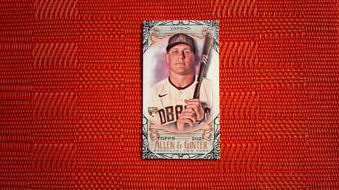 2021 Topps Allen & Ginter Mini Black Border #110 Daulton Varsho - Arizona RC