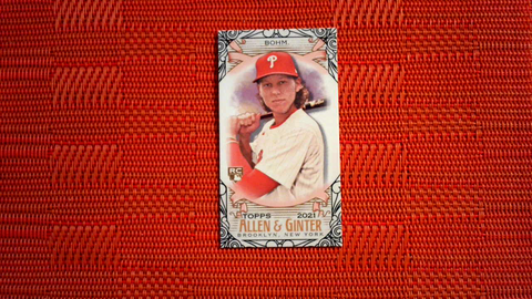 2021 Topps Allen and Ginter Mini Black Border #100 Alec Bohm RC