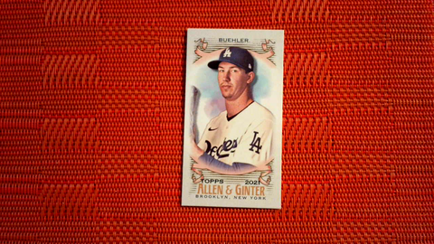 2021 Topps Allen & Ginter Mini A&G Back Walker Buehler Dodgers 48