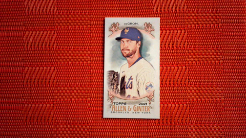 2021 Topps Allen & Ginter Mini A&G Back #90 Jacob deGrom - New York Mets