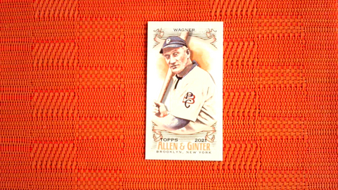 2021 Topps Allen & Ginter Mini A&G Back #106 Honus Wagner - Pittsburgh Pirates