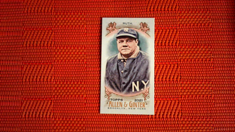 2021 Allen & Ginter Babe Ruth Mini A&G Back SP #120 - New York Yankees