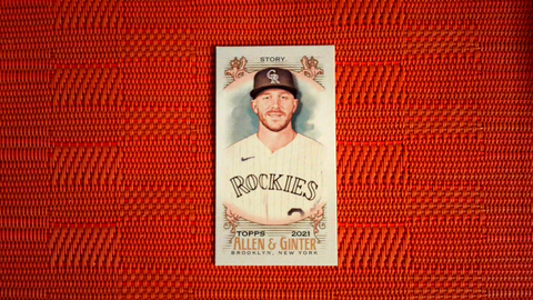 2021 Topps Allen & Ginter Mini A&G Back #128 Trevor Story - Colorado Rockies