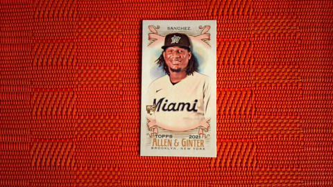 2021 Topps Allen & Ginter Sixto Sanchez MINI A&G Back SP RC Miami Marlins Rookie
