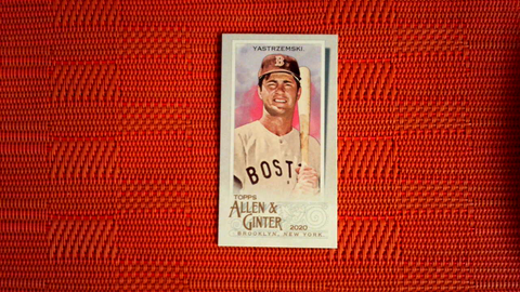 2020 Topps Allen and Ginter A&G Back Mini #25 Carl Yastrzemski - Boston Red Sox