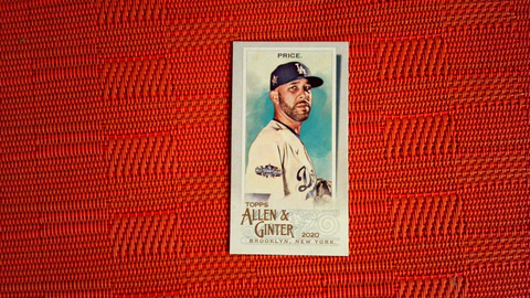 2020 Topps Allen and Ginter A&G Back Mini #253 David Price - Los Angeles Dodgers