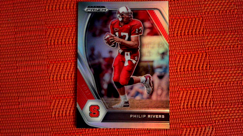 2021 Panini Prizm Draft Picks - #17 Philip Rivers - NC State Wolfpack- Silver Prizm