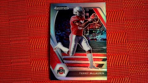 2021 Panini Prizm Draft Picks - #43 Terry McLaurin - Ohio State Buckeyess Silver Prizm