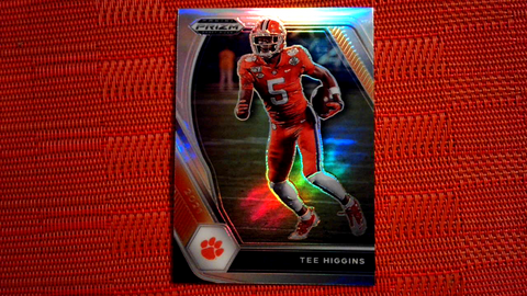 2021 Panini Prizm Draft Picks - #60 Tee Higgins - Clemson Tigers Silver Prizm