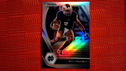 2021 Panini Prizm Draft Picks - #58 Will Fuller V - Notre Dame Fighting Irish Silver Prizm