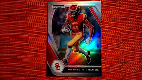 2021 Panini Prizm Draft Picks - #73 Michael Pittman Jr. - USC Trojans Silver Prizm