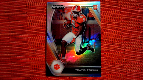 2021 Panini Prizm Draft Picks - #107 Travis Etienne Jr. - Clemson Tigers  Silver Prizm