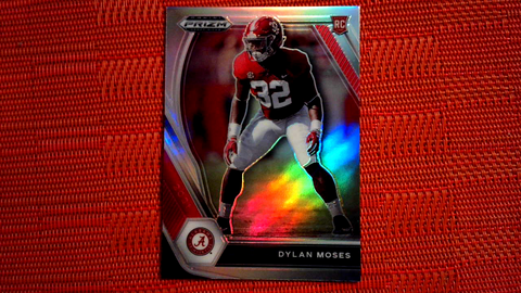 2021 Panini Prizm Draft Picks - #140 Dylan Moses - Alabama Crimson Tide Silver Prizm
