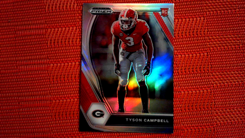 2021 Panini Prizm Draft Picks - #155 Tyson Campbell - Georgia Bulldogs Silver Prizm