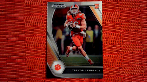 2021 Panini Prizm Draft Picks Trevor Lawrence RC Base Rookie #106 Jaguars