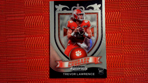 2021 PANINI PRIZM DRAFT PICKS TREVOR LAWRENCE CRUSADE ROOKIE #161 JAGUARS
