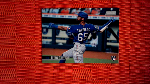 2021 Topps Stadium Club: #290 Leody Taveras - Texas Rangers RC