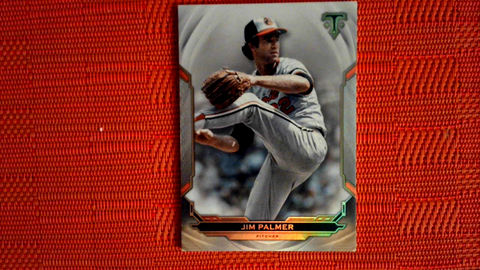 2019 Topps Triple Threads #61 Jim Palmer - Baltimore Orioles