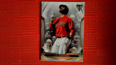 2019 Topps Triple Threads #84 J.D. Martinez - Boston Red Sox