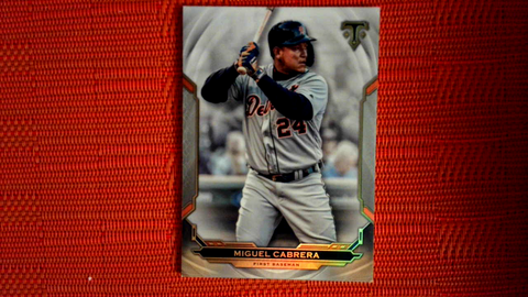 2019 Topps Triple Threads #91 Miguel Cabrera - Detroit Tigers