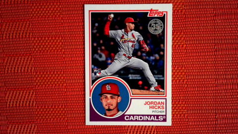 2018 Topps Update  #83-4 Jordan Hicks - St. Louis Cardinals (1983 Topps Baseball 35th Set)