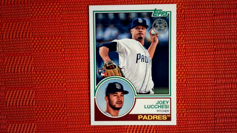 2018 Topps Update  #83-5 Joey Lucchesi - San Diego Padres (1983 Topps Baseball 35th Set)