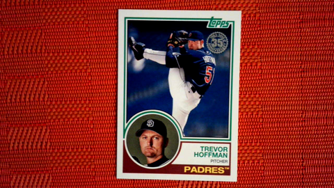 2018 Topps Update  #83-6 Trevor Hoffman- San Diego Padres (1983 Topps Baseball 35th Set)