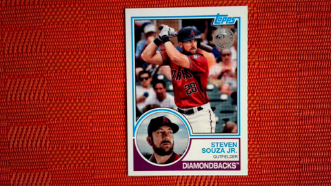 2018 Topps Update  #83-9 Steven Souza Jr - Arizona Diamondbacks  (1983 Topps Baseball 35th Set)