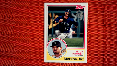 2018 Topps Update  #83-18 Mitch Haniger - Seattle Mariners (1983 Topps Baseball 35th Set)