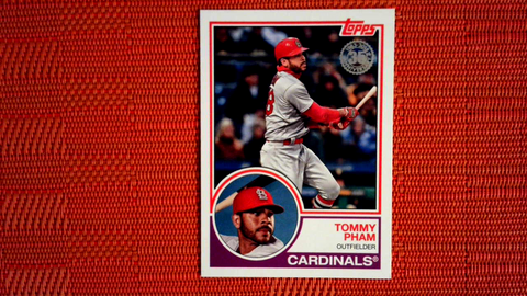 2018 Topps Update  #83-20 Tommy Pham - St. Louis Cardinals (1983 Topps Baseball 35th Set)