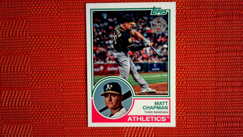 2018 Topps Update  #83-22 Matt Chapman - Oakland Athletics (1983 Topps Baseball 35th Set)