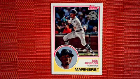 2018 Topps Update  #83-24 Dee Gordan - Seattle Mariners (1983 Topps Baseball 35th Set)