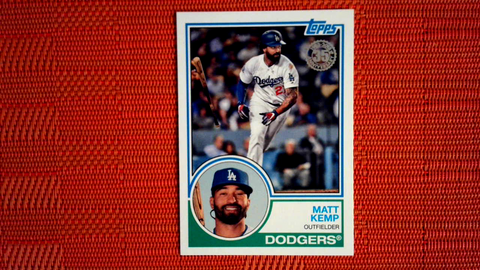 2018 Topps Update  #83-39 Matt Kemp - Los Angeles Dodgers (1983 Topps Baseball 35th Set)