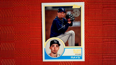 2018 Topps Update  #83-40 Blake Snell - Tampa Bay Rays (1983 Topps Baseball 35th Set)