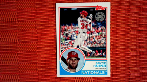 2018 Topps Update  #83-45 Bryxe Harper - Washington Nationals (1983 Topps Baseball 35th Set)