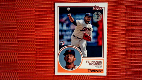 2018 Topps Update  #83-50 Fernando Romero (Rookie) - Minnesota Twins (1983 Topps Baseball 35th Set)
