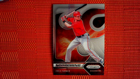 2020 Panini Prizm Baseball #2 Trea Turner - Washington Nationals (Scorching Set)