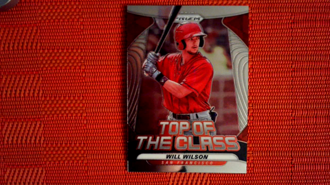 2020 Panini Prizm Baseball #15 Will Wilson - San Francisco Giants (Top of The Class Set)