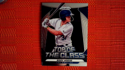 2020 Panini Prizm Baseball #25 Kody Hoese - Los Angeles Dodgers (Top of The Class Set)