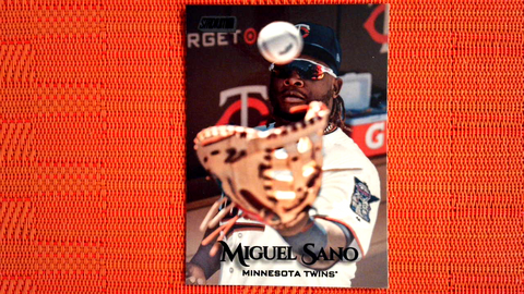 2019 Topps Stadium Club Black Foil #107 Miguel Sano