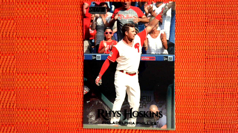 2019 Topps Stadium Club Black Foil #155 Rhys Hoskins