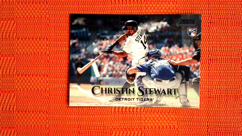 2019 Topps Stadium Club Black Foil #168 Christin Sewart Rookie