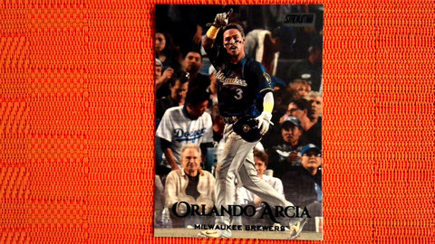 2019 Topps Stadium Club Black Foil #124 Orlando Arcia
