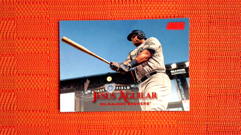 2019 Topps Stadium Club Red Foil #160 Jesus Aguilar